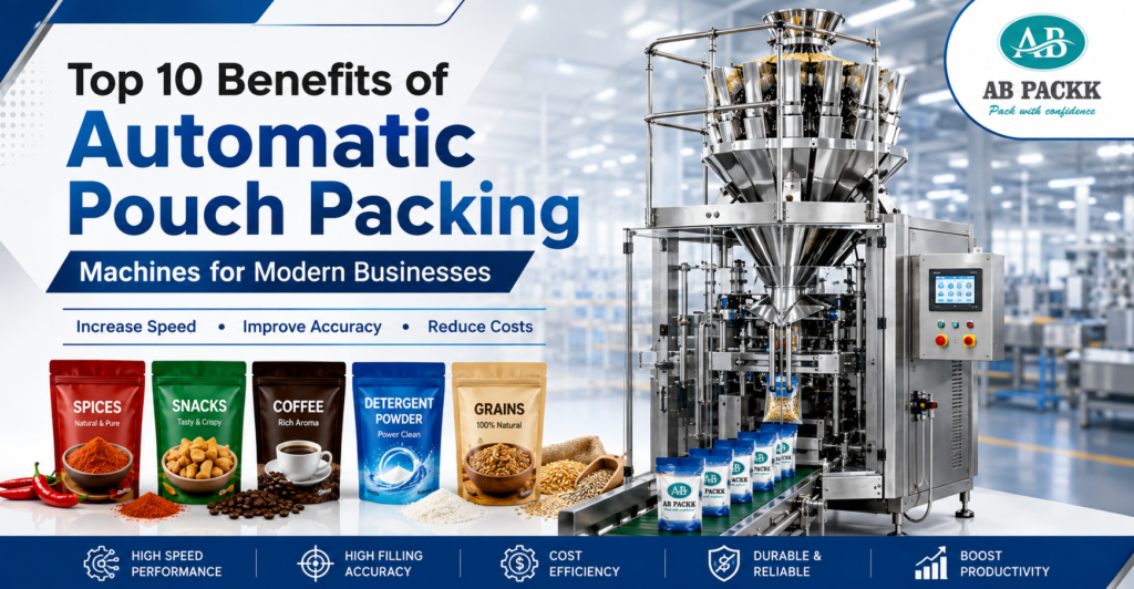 Top 10 Benefits of Automatic Pouch Packing Machines for Modern Businesses